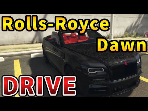 【GTA5】ドライブしてきた！ロールスロイス ドーン【実写MOD】#25