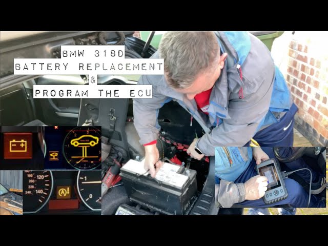 BMW 3 series 318d e91 Battery Replacement and reprogramming. Same