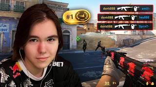 donk Plays In a Low Elo FACEIT Lobby | #1 RANKED