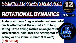 A Stone Of M 1 Kg Is Whirled In Horizontal Circle Attached At The End Of A 1 M Long String