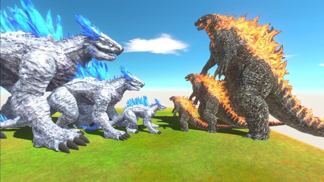 Shimo vs Godzilla 2021 - Animal Revolt Battle Simulator