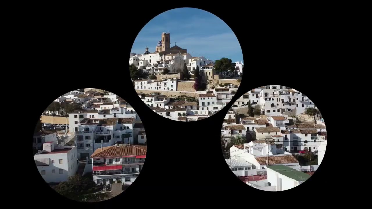 Experience the stunning beauty of Altea, Alicante from above 