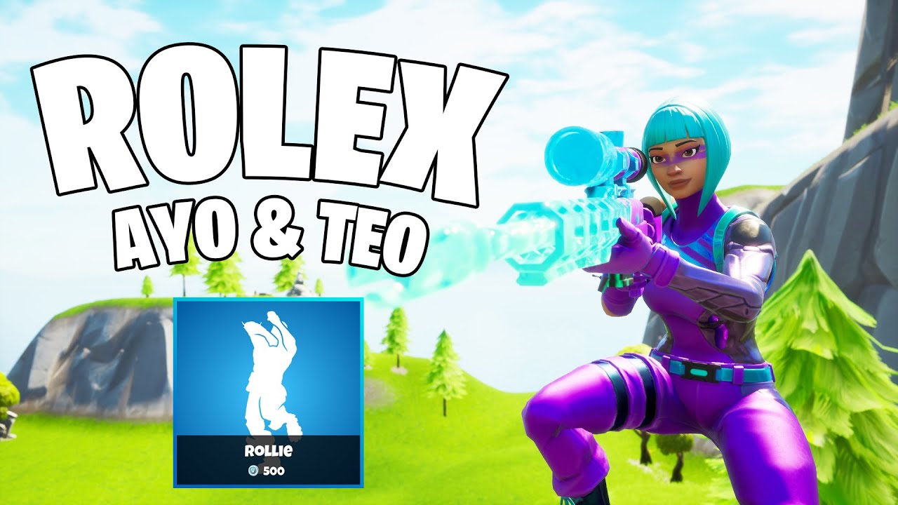 Fortnite Montage Rolex Ayo Teo Youtube - code for roblox ayo and tayo
