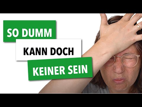 So dumm kann
