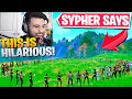 I Hosted A *HUGE* Simon Says Contest! (Sypher Says) - Fortnite Battle Royale