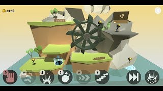 Sticklings Deluxe (by Djinnworks GmbH) - puzzle game for Android - gameplay. screenshot 2