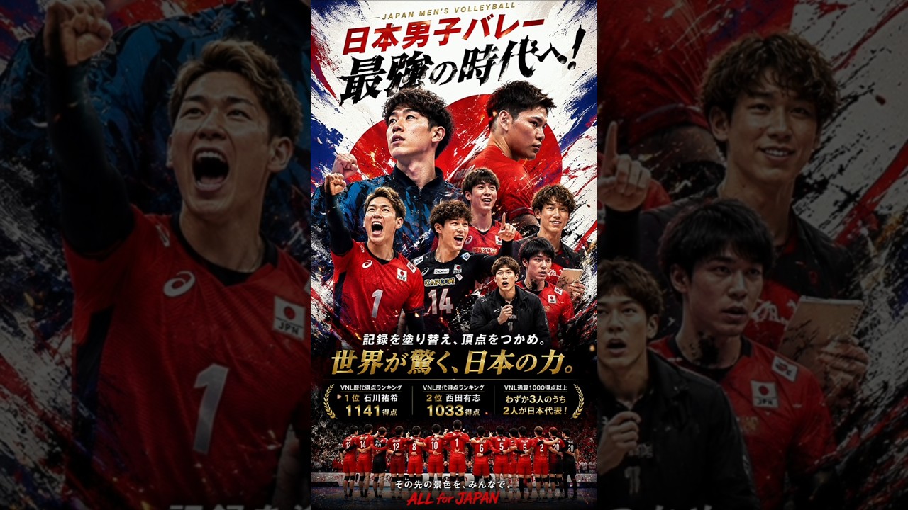 Japan Men's Volleyball on a Roll! Ishikawa & Nishida Dominate All
