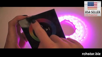 Touch Wheel Controller for Analog RGB LED Strips