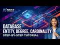 Entity, Degree & Cardinality in DBMS | SQL Tutorial in Hindi | Part 2