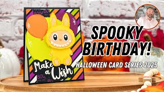 Make a HAUNTING Halloween Birthday Card in a Few Easy Steps!