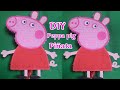 DIY PEPPA PIG PIÑATA | IDEA HOW TO MAKE cómo hacer PEPPA CERDO PIÑATA #lourdestinydiy