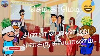 சின்ன பொண்ண பொண்ணு பாக்க வாராங்க.../kanyakumaricomedy / kanyakumari slang funny videos