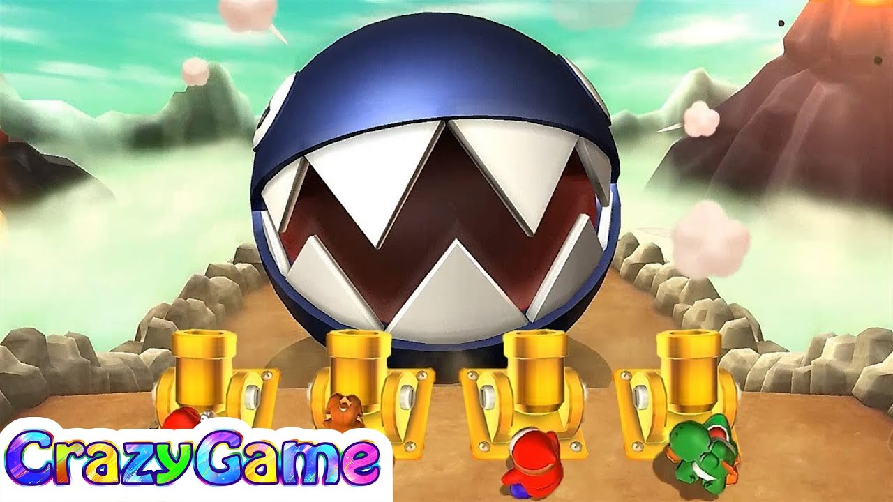 Mario Party 9 Boss Rush - Mario vs Daisy vs Shy Guy vs Yoshi Master CPU Gameplay | Crazygaminghub