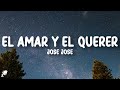 José José - El Amar y El Querer (Letra/Lyrics)