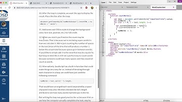 Word Counter Tutorial (Intro to HTML/CSS/JavaScript