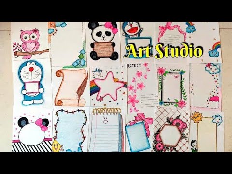 pics Decoration Ideas Creative Border Assignment Design For Front Page Easy 25 antique border designs front cover page design easy notebook assignment design project design