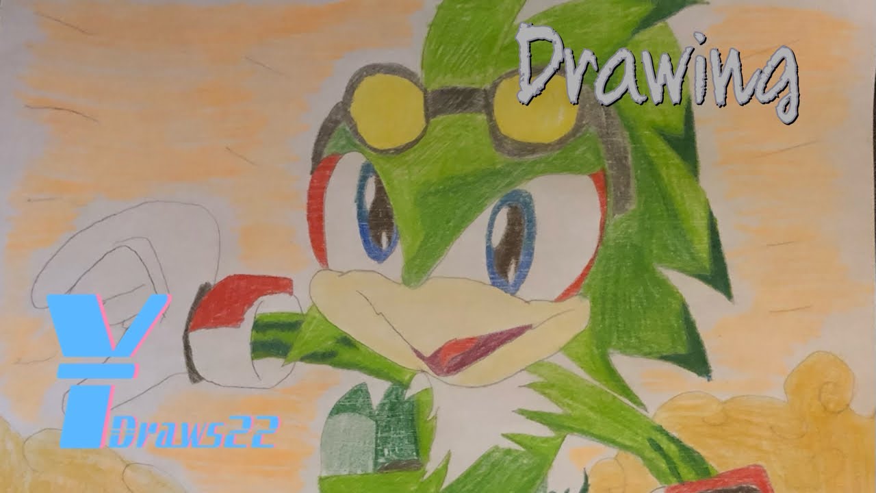 Jet the Hawk: The Legendary Wind Rider - Hand Drawn Drawing