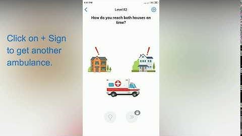 Easy Game - How do you reach both houses on time? - Level 82 solution