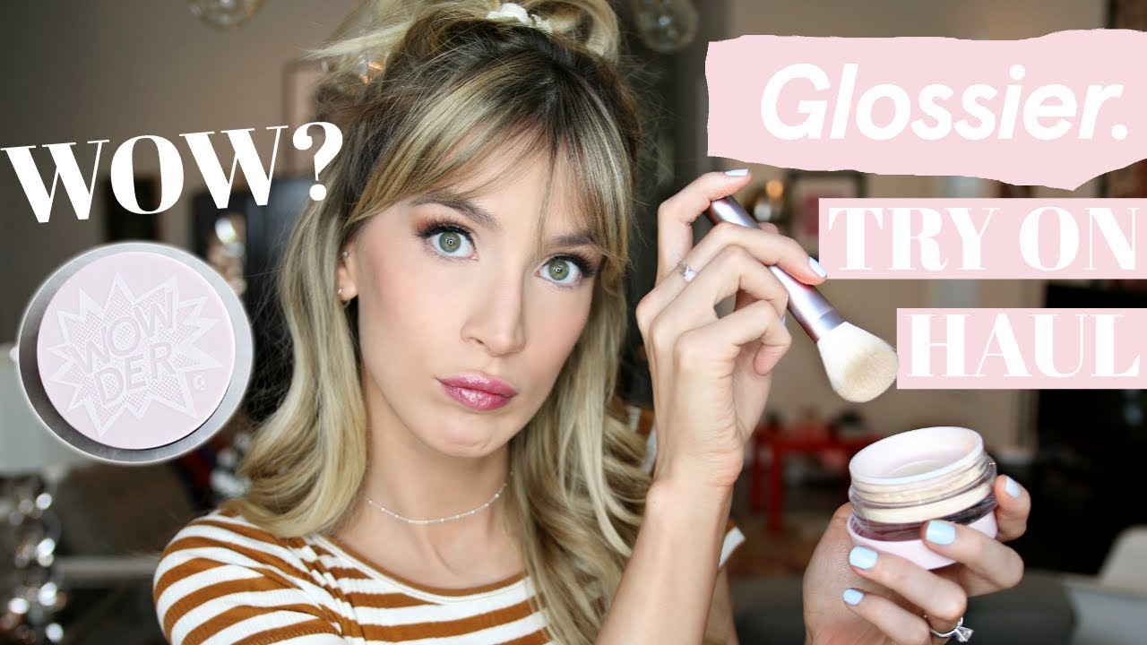 GLOSSIER TRY-ON HAUL || IS IT WOW?? | LeighAnnSays