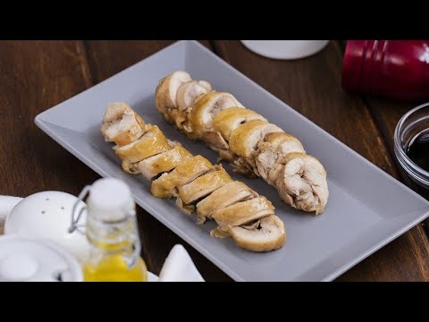 Video: Steamed Chicken Roll With Apple Sauce