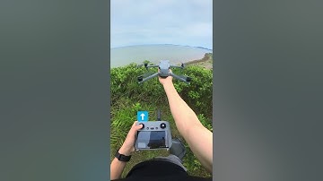 How to takeoff a drone on your hand? #shorts #dji #djiair3 #howto #drone #flycam