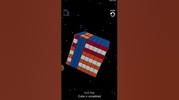 Making U.S.A flag on 8×8 rubik