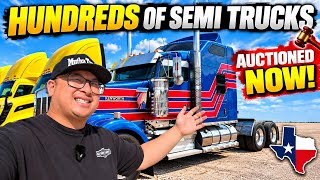 Hundreds of Semi Trucks For Auction Today! Behind The Scenes