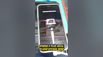 iPhone 8 Plus IOS16 Icloud Bypass #shorts