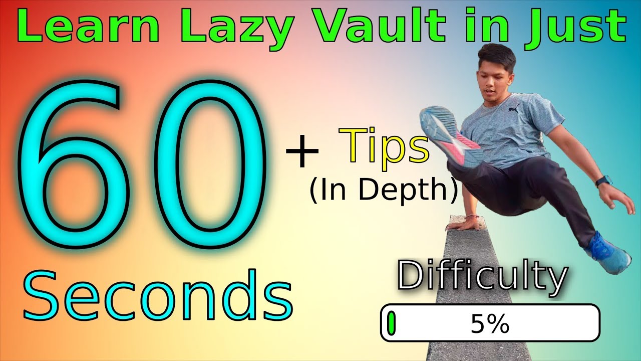 Learn How To Do Lazy Vault in Just 60 SECONDS + Tips | Nijastic Parkour | Vaults Tutorial