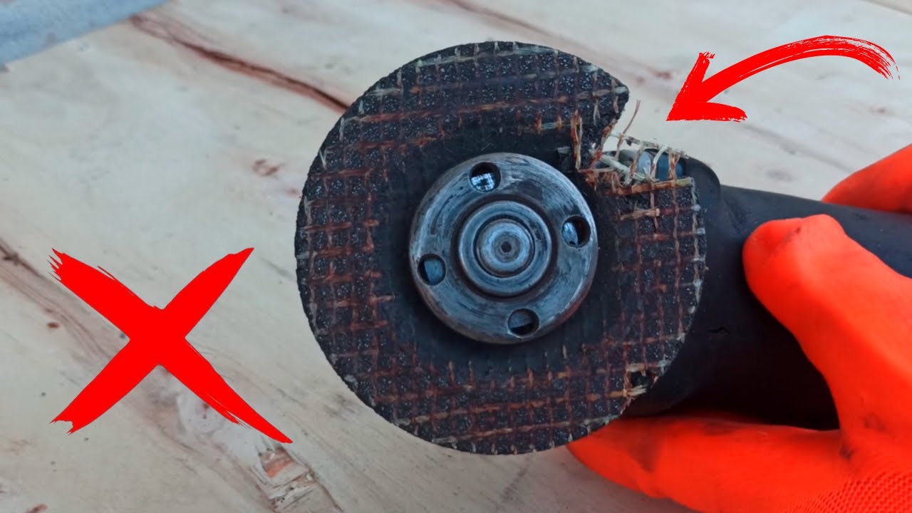 Dangerous mistakes that often occur when cutting iron using a hand ...