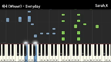 위너 (Winner) - Everyday [Piano Tutorial]