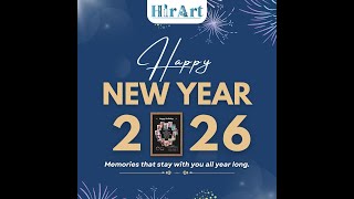New Year Photo Frame Tutorial 🎆 | Easy Canva Frame Design for Beginners @HirArt_Studio  #canvatutorial screenshot 4
