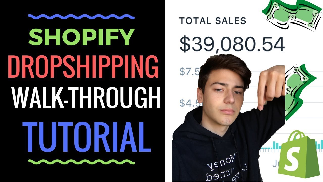 🔥 SHOPIFY DROPSHIPPING STEP BY STEP WALK-THROUGH 2017 FOR BEGINNERS 🔥 ...