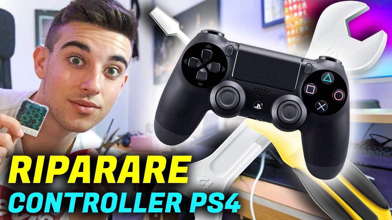 COME RIPARARE CONTROLLER PS4 🎮 Analogici Visuale/Movimento (no saldatura)  - YouTube