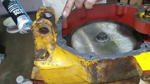 Rebuilding cub cadet 70 rear end part 4