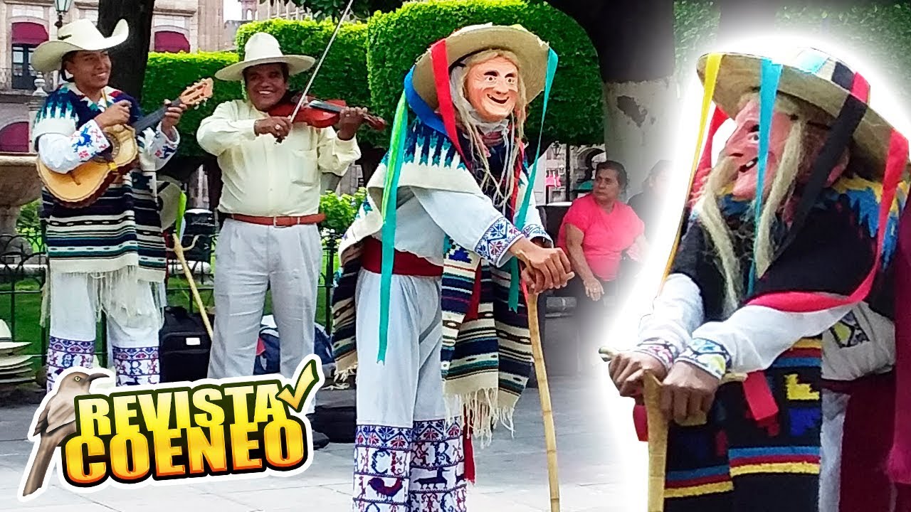 Tradicional danza de los Viejitos REVISTA COENEO (lugar Morelia