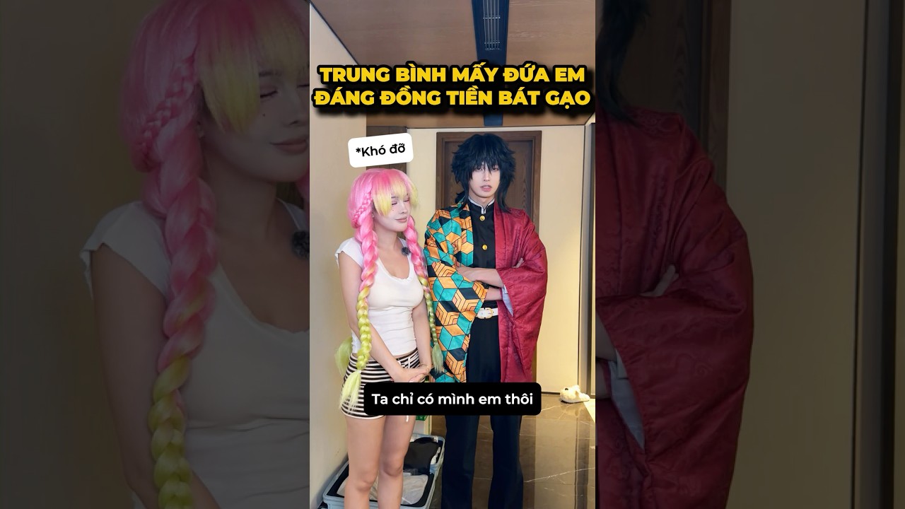 Trung bình đứa em đáng đồng tiền bát gạo🥹- Niềm tự hào của Giyuu #cosplay #shorts #minnacosplay