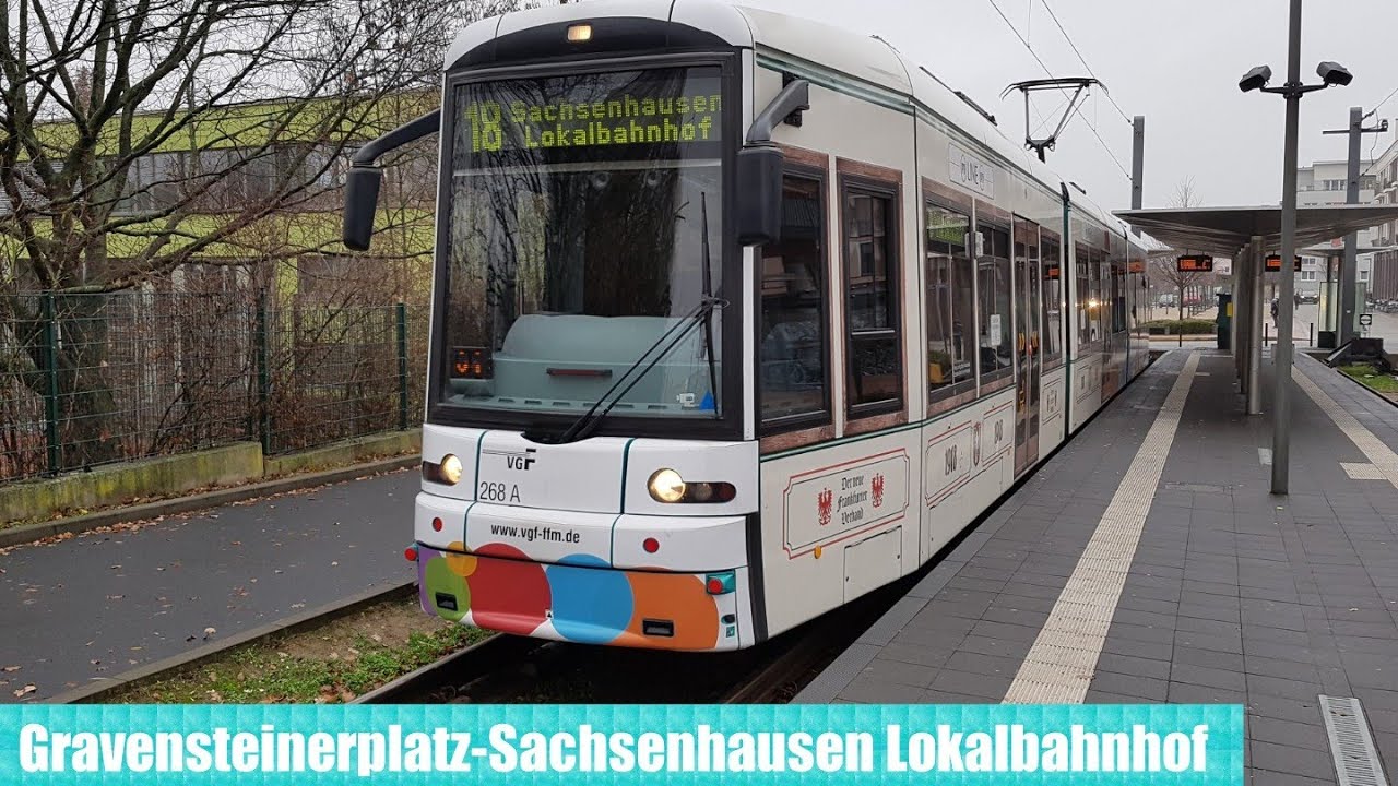 Frankfurter Staßenbahn - Linie 18 Mitfahrt