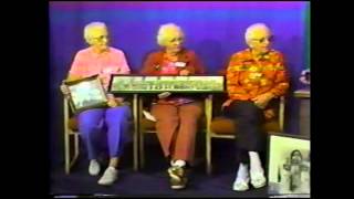 Pufpaff Triplets on public access talk  show late 1980s