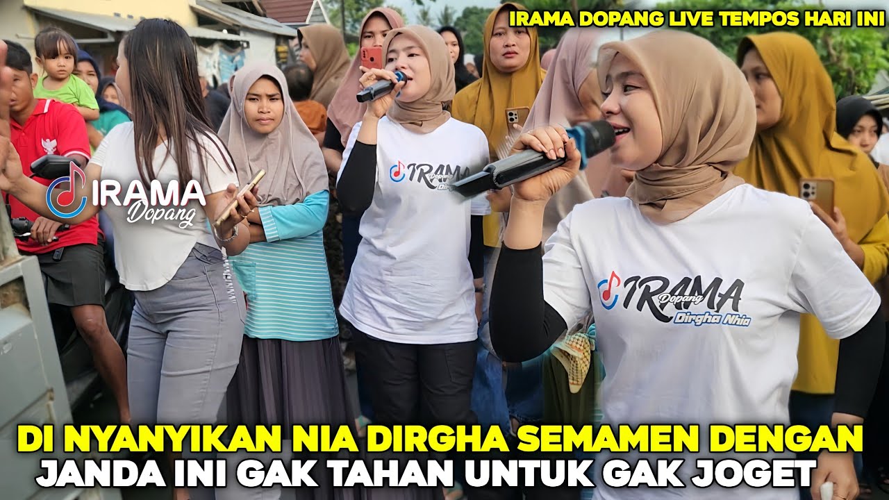 LAGUNYA NIA DIRGHA BIKIN JANDA KEMBANG INI GAK TAHAN UNTUK GAK JOGET | IRAMA DOPANG LIVE TEMPOS
