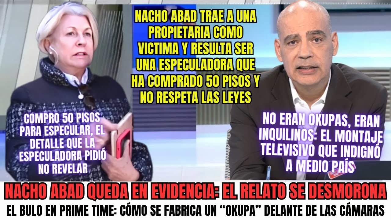 Compró 50 pisos y señaló a familias cuando la especuladora se hace pasar por víctima
