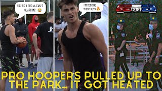 “YOU’RE NOT LIKE THAT!!!”| PRO Hoopers Get Exposed So Bad…The Cops Pulled Up!…  (Mic'd Up 5 v 5)