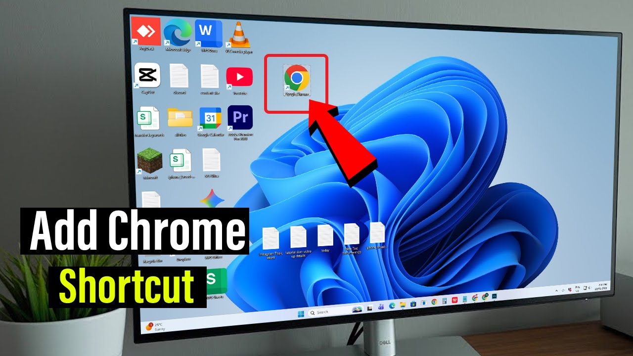 How to Add Chrome Shortcut on Desktop - Quick & Easy - YouTube