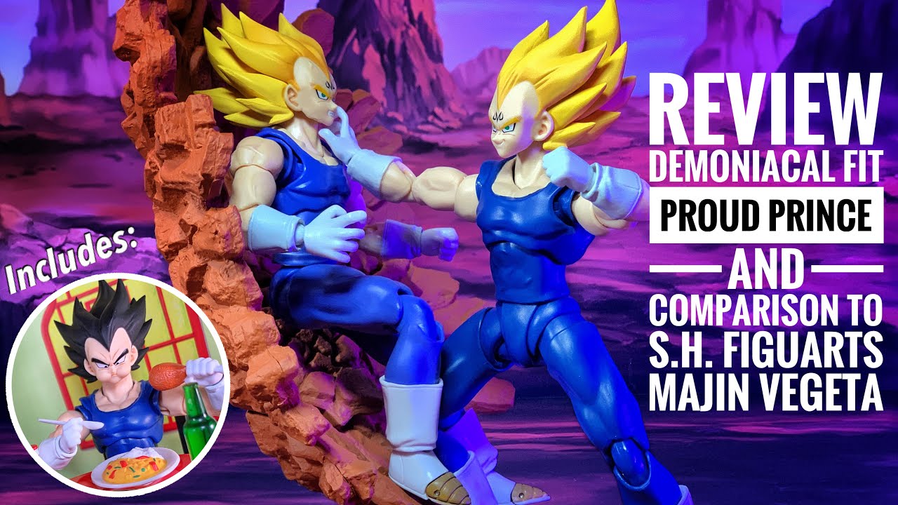 Review and Comparison: Demoniacal Fit Proud Prince vs S.H. Figuarts Majin  Vegeta 