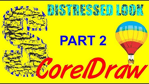Corel Draw Tips & Tricks Text Distressed Look Part 2