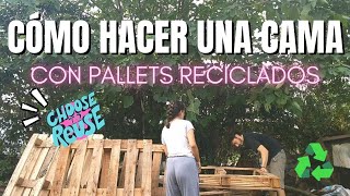 De FURGONETA a MOTORHOMECAMPERIZACIÓN #6 ❗ | Como hacer LA CAMA de tu MOTORHOME| Con PALLETS !