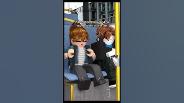 POV: When she leaned on my shoulder on the bus #shorts #short #roblox #funny #robloxmemes#cat #funny