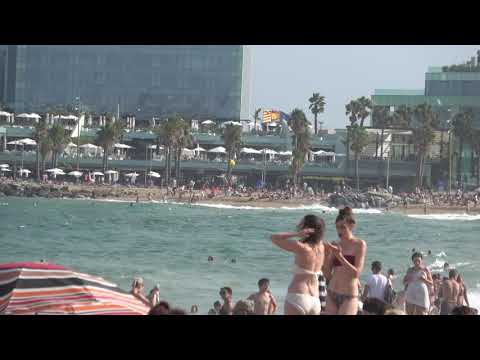 Барселона, пляж Барселонета