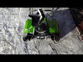 Электрический снегоуборщик. GreenWorks 1800 Вт. Ges13