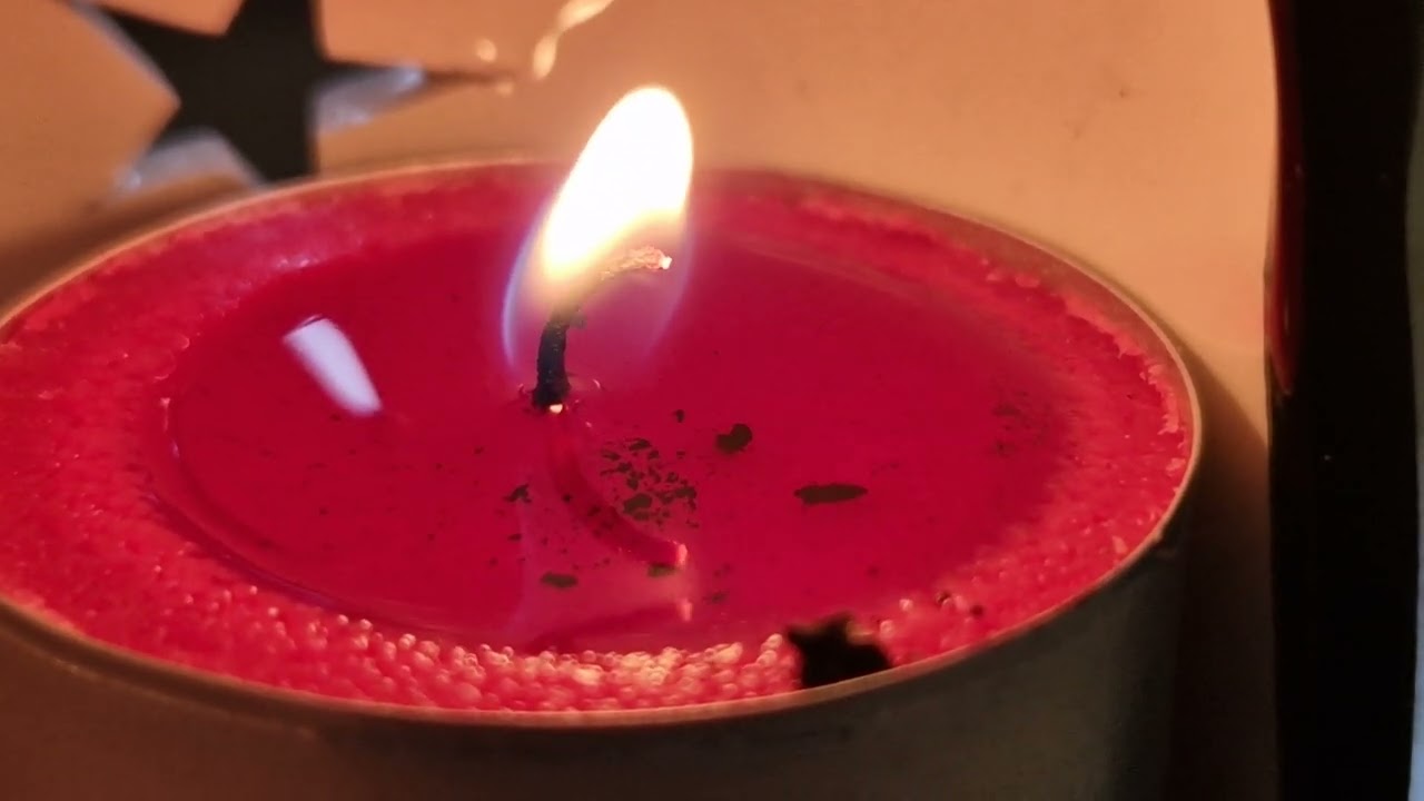 movement inside melted wax